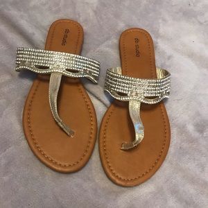 David’s bridal sandals size 9/10